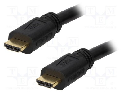 Kabel; HDMI 1.4; HDMI wtyk,z obu stron; PVC; Dł: 15m; czarny Z1C2
