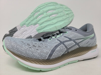 Женские беговые кроссовки ASICS EvoRide, цвет Piedmont Grey/Mint Tint, 8,5 B(M) США