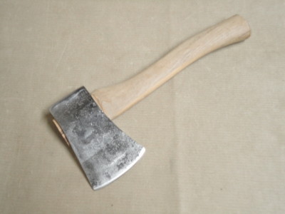 1954 Emerson & Stevens Co Oakland Maine ME Hand Made Belt Ax Axe 1 1/2 lb Head