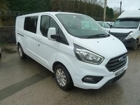2022 Ford Transit Custom 2.0 EcoBlue 130ps Low Roof D/Cab Limited Van PANEL VAN 
