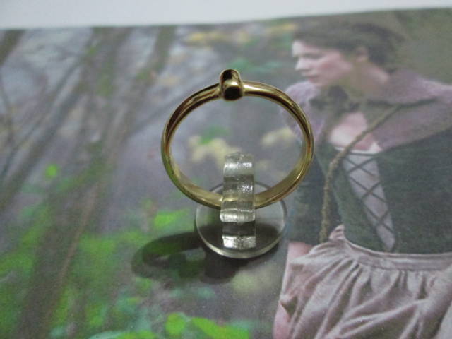 Pre-owned Outlander Ring Of Claire Made Yellow Gold 18 K.artisan Product