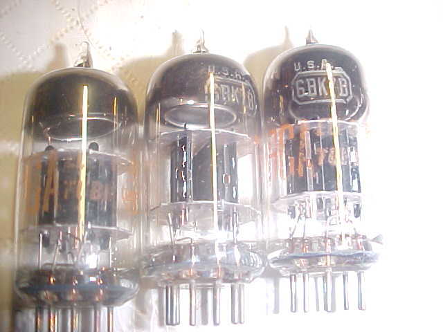5 NOS NIB  RCA 6BK7 B Medium Mu Twin Triode Audio Amp Hi Fi Stereo Vacuum tubes