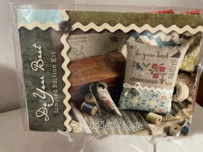 Lizzie Kate DO YOUR BEST Counted Cross Stitch KIT