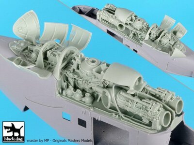 Black Dog 1/48 Izotov TV3-117 Helicopter Engines for Mi-24 Hind (Zvezda) A48146