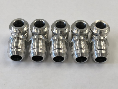 AN10, 10 AN, 10AN QTY:10 MALE BILLET 6061T6 ALUMINUM WELD ON FITTING BUNG