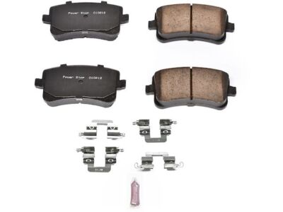 Rear Power Stop Brake Pad Set fits Audi Q5 2009-2017 99NXNW