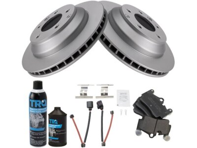 29XP25Z Rear Brake Pad and Rotor Kit Fits 2003-2006, 2008-2010 Porsche Cayenne
