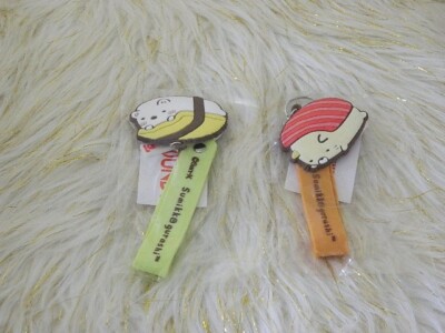SUMMIKO GURASHI ROUND ONE  EXCLUSIVE  SUSHI KEYCHAINS BRAND NEW FAST FREE SHIP!
