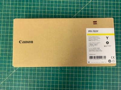 GENUINE Canon PFI-703Y Yellow Tank IPF810 IPF815 IPF820 2966B001AA NEW SEALED