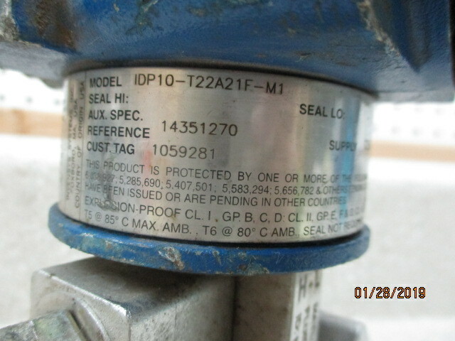 FOXBORO IDPI0-T22A1F-MI TRANSMITTER 12.5-42 VDC 3626 PSI # 228926K *USED