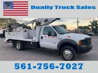 2005 FORD F450 F550,,COMBO BUCKET,CRANE TRUCK, GOVERNMENT OWNED