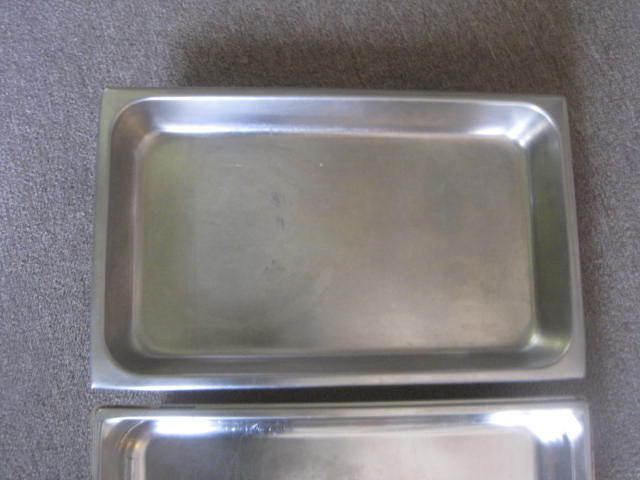 Lot of 2 -  Stainless Steel Steam Table Pans  21