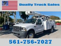 2004 FORD F550 XL ALTEC BUCKET TRUCK 6.0L DIESEL ENGINE, 4X4,GOVERNMENT OWNED