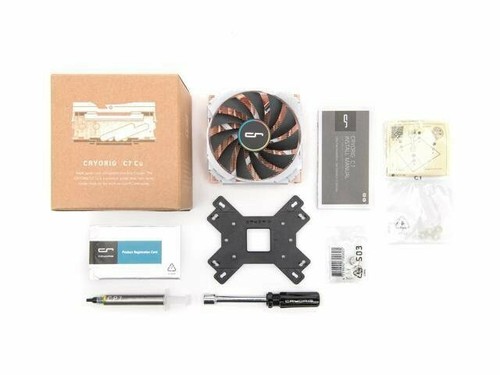 Cryorig C7 Cu - Top Flow CPU Heatsink 47mm SFF ITX Cooler - Copper