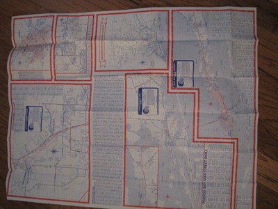 Vintage Pensacola, FL AAA Motor Club Street Map - c.1998 Vintage 23