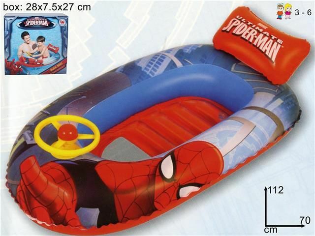 Canotto Canottino Gonfiabile Ultimate Spider-Man Bambini Estate Mare Piscina dfh