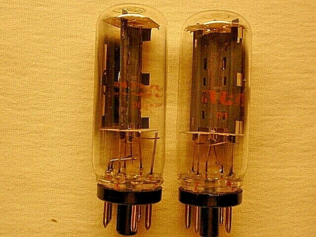 VINTAGE NOS RCA 6DE4 6CQ4 VACUUM TUBE TUBES LOT OF 2 USA TESTED TUB14684