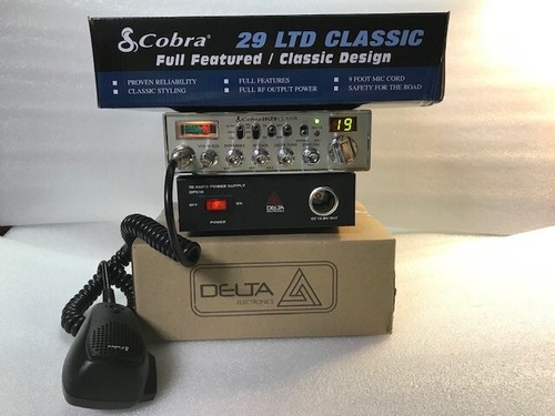 COBRA 29 LTD CLASSIC CB RADIO PEAKED/TUNED W/ DPS10 10A POWER