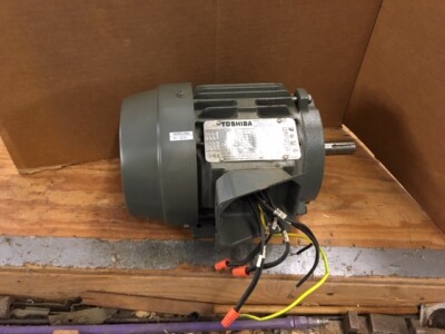 Toshiba High Efficiency 2HP EPACT-CT 3 Phase Motor, Model C 0022FTSA21A-P
