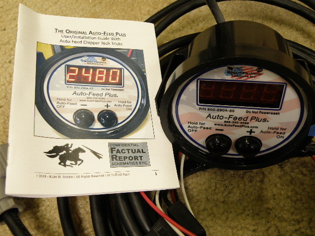 Wood Chipper Auto Reverse kit Auto-Feed Plus Hydraulic Valve kit w/hoses Kit 2