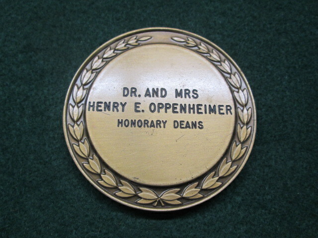 1985 The DUBOURG SOCIETY St Louis University Medal Medallic Art Bronze