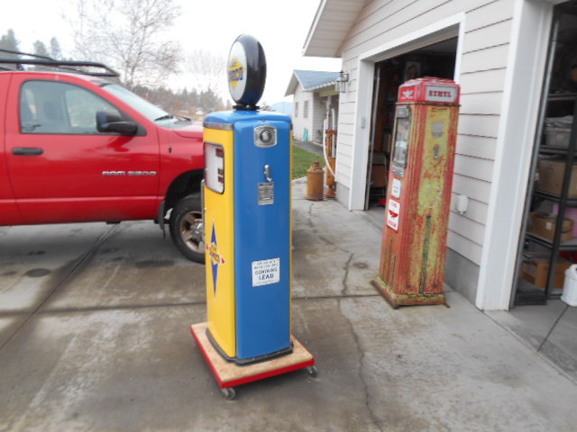vintage gas pump
