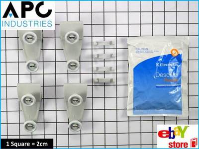 GENUINE WESTINGHOUSE SIMPSON DISHLEX DISHWASHER BASKET WHEELS KIT 0238477064K 