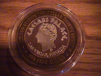 $10 Silver Strike From Caesar's Palace - Chariot No Date - Rare