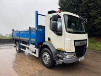 2020 DAF LF 230 E6 steel insulated tipper tar chutes sheet tow bar PSS scanners