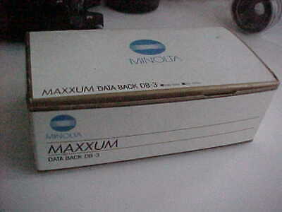 New Minolta Maxxum DB-3 Data Back    (bx 112)