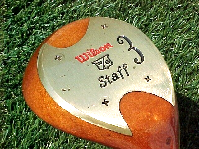 PERSIMMON Wilson Staff W/S Refinished 3 Wood Golf Club w S F
