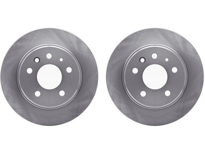 For 1984-1985 Mercedes 500SEC Brake Rotor Set Rear Dynamic Friction 73551YGFX