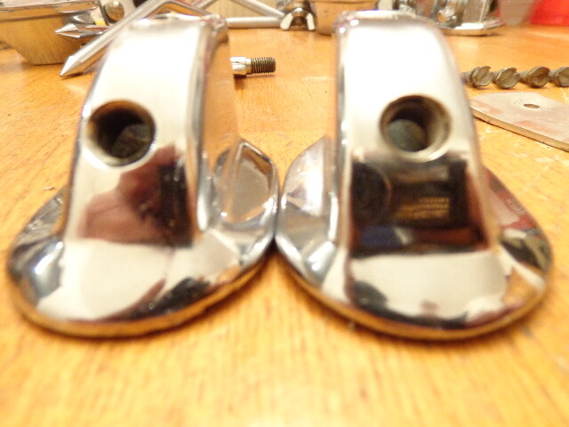 Slingerland Vintage Classic Bass Drum Spur Mount Set  VERY NICE !!!