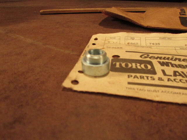 NOS Wheel Horse Toro Part 7435 spacer deck push mower lawn
