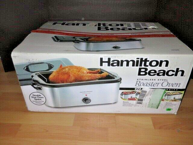 Hamilton Beach 32229 22-Quart Roaster Oven, Stainless Steel 