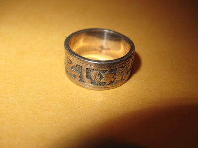 preowned James Avery 7.5 PURITY RING 925 Sterling Silver band 7 1/2