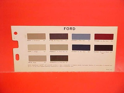 1968 FORD PICKUP TRUCK F-100 250 350 BRONCO ECONOLINE VAN INTERIOR PAINT CHIPS