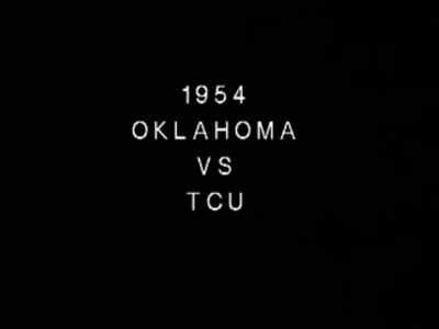 1954 TCU @ Oklahoma College Football Game DVD Phillips 66 Game of the Week