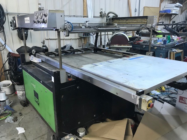 SPS Uniflex 4 post Screen Printing Press flatbed