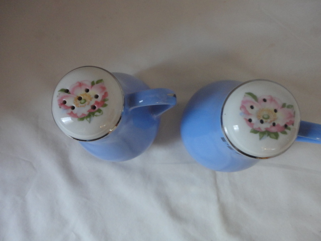 Vintage Hall Range Salt and Pepper Shakers  Rose Parade Pattern