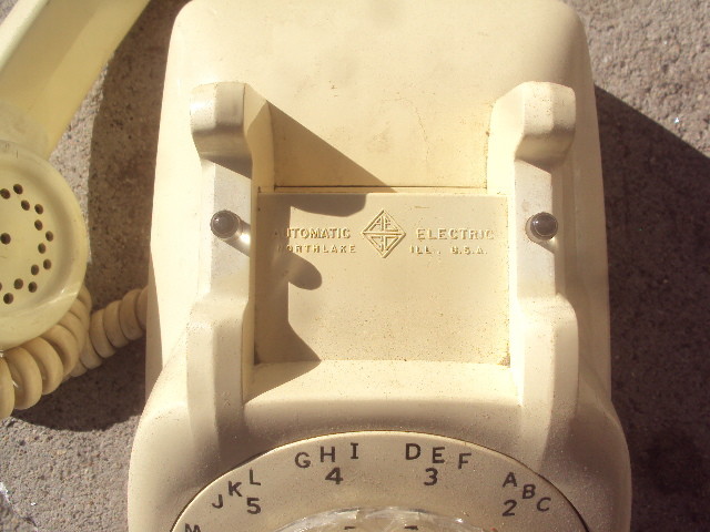 Vintage Automatic Electric Desk Phone,CREAM YELLOW TESTED WORKS