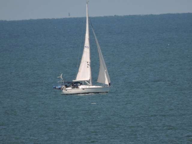 Classic Hunter 38ft. sailboat loaded for live aboard and blue water cruising