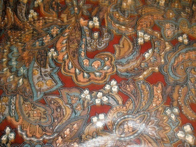 Vintage Screen Print  4 yards 54