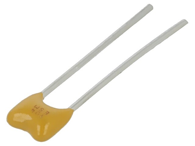 5x Sr205e104martr1 Kondensator: Keramik Mlcc 100nf 50vdc Z5u Â±20% Tht 2,54mm