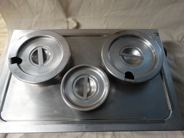 Adcraft FW-1200W Countertop Food Warmer Portable Steam Table Full Pan Size,120V