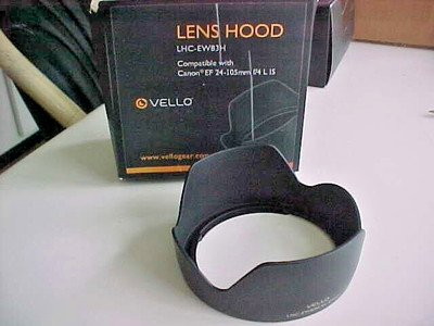 Vello Canon EP 24-105 f4 lens shade (bx 6)
