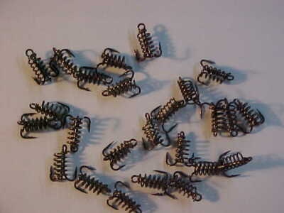 25 NEW TREBLE HOOKS SIZE 12 FISHING LURES DOUGH BAIT catfish bull heads