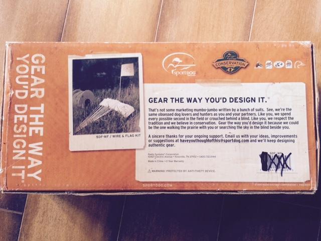 SportDOG Wire & Flag Kit SDF-WF. Buried Dog/Hidden Fencing Kit.