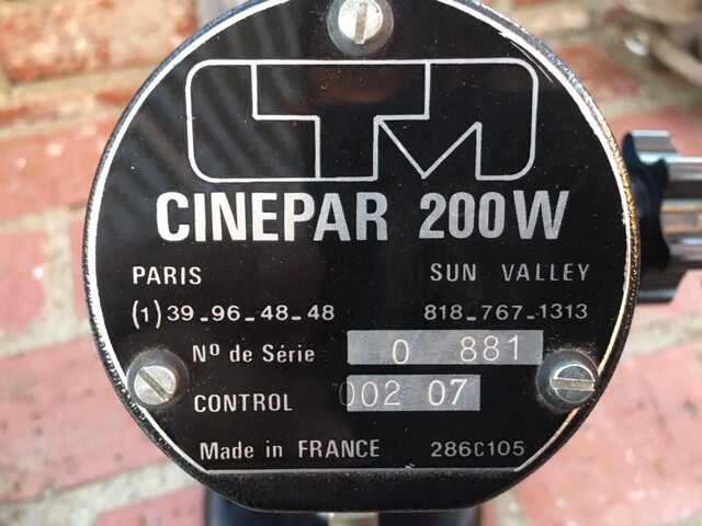 LTM CinePar 200W HMI Par Light with Barn Door not ARRI Daylight 1 NEW