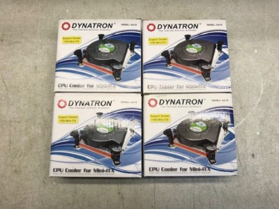 Lot of 4 X NEW Dynatron K2/R 75mm 2 Ball CPU Cooler for Intel LGA Socket 1156